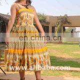 Latest Woman Smart Beautiful Casual Cotton Dress Printed Dress Wholesale Price Jaipur Dress thumbnail-1