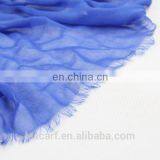 Blue Viscose Long Scarf for Women thumbnail-5