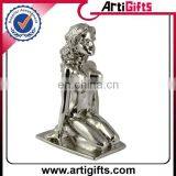 Custom 3D cast iron figurines naked figurines metal figurine