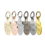 Yiwu Manufacturer Wholesale Custom Metal Brand Engraved Logo Jewelry Tag