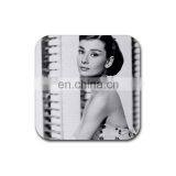 Custom Polyester Fabric Recycled Rubber Drink Coaster With Rubber Bottom thumbnail-3