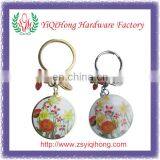 Colorful Flowers Keychain