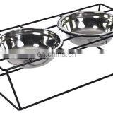New Type Top Sale Iran Frame+Stainless Pet Food Bowl thumbnail-3