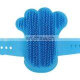 Soft Silica Gel Multiple Colors Pet Fur Remover Gloves Pets Hair Massage Brush Cat Gloves Dog Hair Cleaning Gloves thumbnail-4