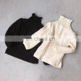 Girls' Baby's Versatile Korean Plush and Thickened Bottoming Shirt