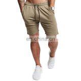 Custom Logo Men's Summer Casual Elastic Waist Drawstring Mid Waist Joggers Shorts thumbnail-1