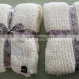 Barefoot Dreams Super Soft Luxury Best Selling White Color Most New Tech Micro Feather Yarn Knit Baby Adult Throw Blanket thumbnail-6