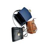 Top Handle Small Black Crocodile Crossbody Square Shoulder Bag Women Handbag With Flap thumbnail-4