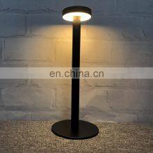 Luxury Cordless Table Lamps Modern Design LED Living Room Lighting Material Metal Base Desk Lamp With USB Charging Port