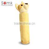 Animal Printing Yellow Antique Cotton Folding Umbrella for Girls thumbnail-2