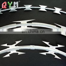 High Security Military Boundary Concertina Razor Barbed Wire for sale