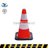 Wholesale Base Size 27*27cm Soft Flexible PVC Plastic Traffic Cone TC103-45 thumbnail-1
