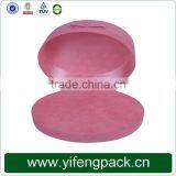 Customized Decorative Pink Velvet Large Cardboard Round Gift Box thumbnail-2