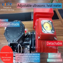 Adjustable ultrasonic heat meter