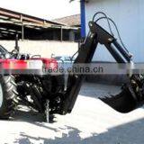 4x4 compact tractor with loader and backhoe from big factory