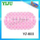 Oval Shaped Flower Shaped Pvc Door Mat thumbnail-1