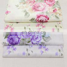 Cotton Twill Printed Fabric Garden Peony Quilt Set Pattern Cotton Bedding Sheet Fabric thumbnail-3