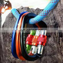 JRSGS Carabiner Clips Aluminium Snap Hook 25KN Ultra-Light Locking Climbing Carabiner Customized the LOGO S7104B thumbnail-2