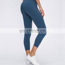 Women Spring Summer Workout Clothing Sexy Mesh Capris Yoga Tight Pants Leggings for Women Fitness thumbnail-2