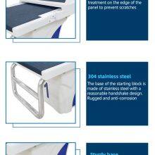 PIKES Pool Competition Platform Standard Starting Block Custom Logo Stainless Steel Pool Platform thumbnail-5