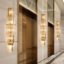 Modern LED Hotel Wall Lights Artdecolite Luxury Crystal Wall Sconce thumbnail-2