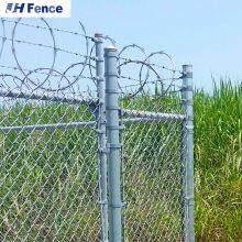 4' X 50' Black Vinyl Coated 9-Gauge Chain Link Fence Fabric for Long-Lasting Use thumbnail-3