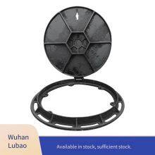 Lubao Manufacturer of Ductile Iron Round Manhole Covers 750*850 for Heavy-duty Drainage, Power, Communication and Water Utilities in Municipal Roads thumbnail-2