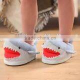 High Quality Lovely Plush Animal Shark Slippers for Women thumbnail-2