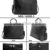 Hot sale items Luxuary men Document computer Bag high quality PU black colour