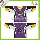 Team High Quality Sublimation Ice Hockey Jersey and Tops and Pants 100% Polyester Hockey Jersey thumbnail-4