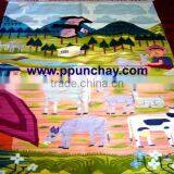 Woven Wool Tapestry / Woven Wool Rug / Woven Wool Wall Decor 63x45" Peru thumbnail-1