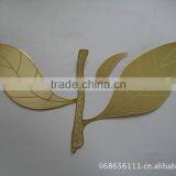 Leaf Shape Thin Metal Custom Bookmark