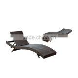 Rattan Outdoor Deck Chair Beach Wicker Lounge Chair Rattan Deck Chair thumbnail-5