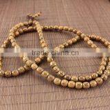 PBB018 Natural Wood Buddhist Prayer Mala Beads Necklace,Meditation 108 Mala Beads thumbnail-1
