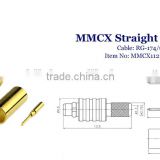 MMCX Male Straight Coaxial Connector for RG-174,316,LMR-100 Cable