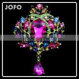 Elegant Handmade Crystal Silver Plated Artificial Brooch Flower Diy Brooch Bouquet thumbnail-1