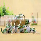 Custom Cute Plastic Cat Figurines Use PVC Material thumbnail-1