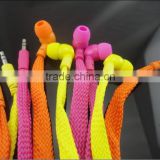 cheap and fashion shoelace earphone