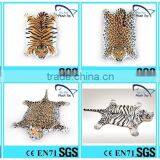 Lifelike Plush White Tiger Fur Carpet thumbnail-3