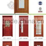 Moisture Proof Bathroom Wooden Swing Door With Frosted Glass thumbnail-4