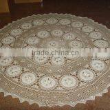 Crochet Knitting Tablecloth Round Table Cloth for Wedding,home,hotel