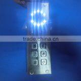 Manufacturer Metal Keys Access Control System Black Metal Keypad thumbnail-2