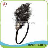 Newest Fashion Mesh Feather Headband/hair Comb/brooch thumbnail-1