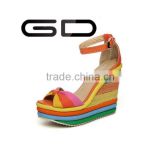 GDSHOE women fancy beautiful wedge heel shoes