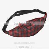 High Quality Cheap Price Ladies Fashion Printed Tartan Grid Checked Waist Belt Bag thumbnail-1