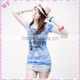 Customize Sublimation t Shirt for Women Low MOQ OEM Clothing thumbnail-1
