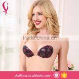 Custom Cheap Nice Lightness Strapless Invisible Printed Silicone Bra thumbnail-1