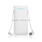 Newest Popular Thinest Power Bank 10000mah Battery Bank Flashlight