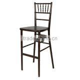 Wholesale wooden Chiavari bar chair with cushion