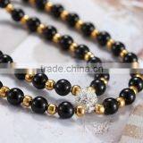 Uneed Beaded Necklaces Headphones-In Ear Style Diamond Pearl Bead thumbnail-3